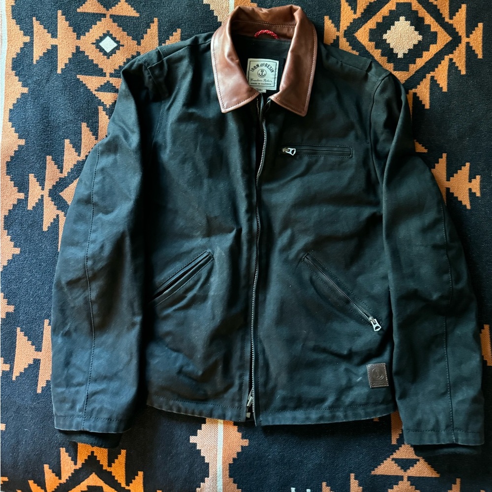 Iron & Resin Black and Brown Jacket